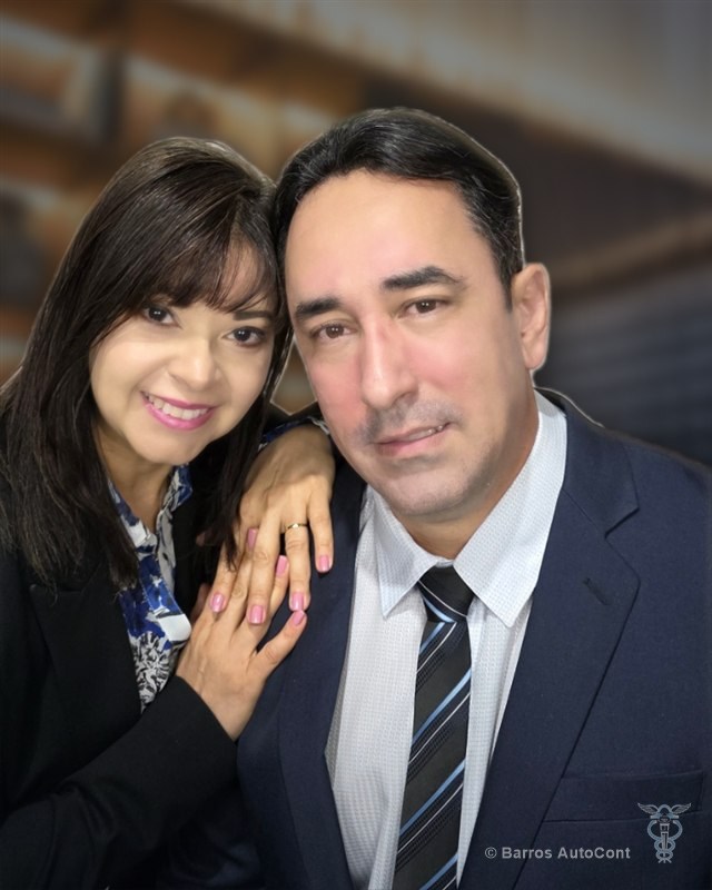 Valéria e Moisés, fundadores da Barros AutoCont